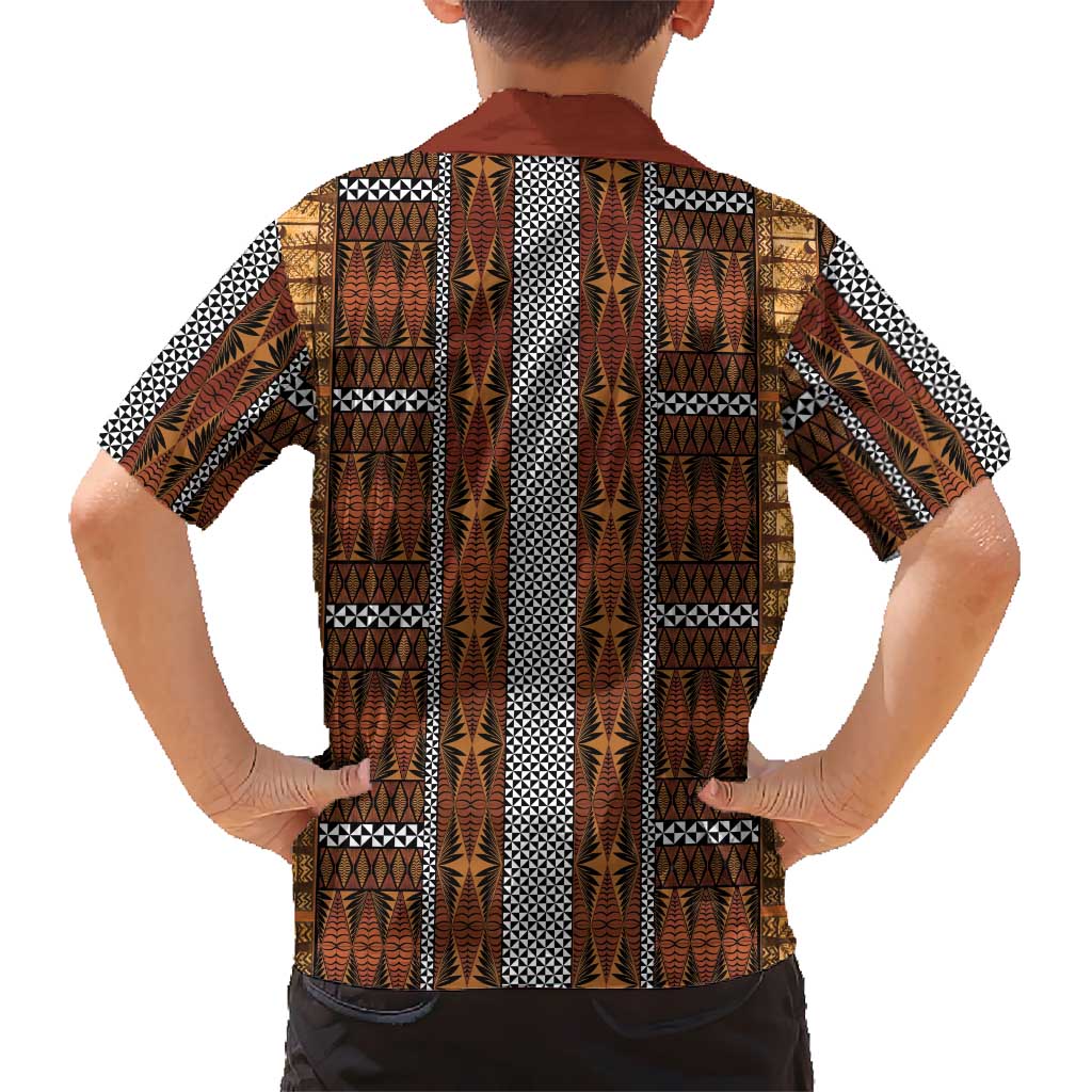 Malo e Lelei Tonga Hawaiian Shirt Tongan Ngatu Tapa Cloth LT14 - Polynesian Pride