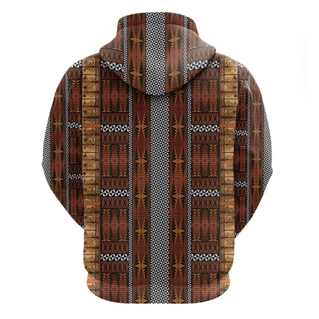 Malo e Lelei Tonga Hoodie Tongan Ngatu Tapa Cloth LT14 - Polynesian Pride