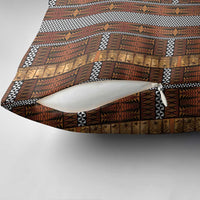 Malo e Lelei Tonga Pillow Cover Tongan Ngatu Tapa Cloth LT14 - Polynesian Pride