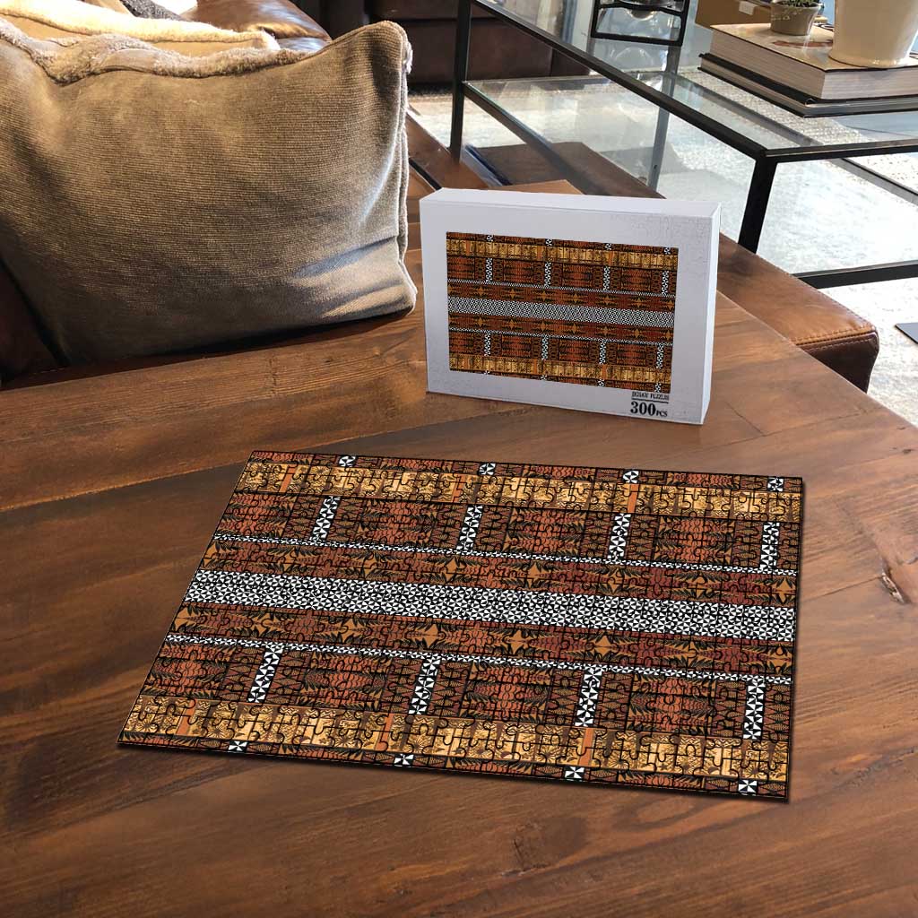 Malo e Lelei Tonga Puzzle Tongan Ngatu Tapa Cloth - Polynesian Pride