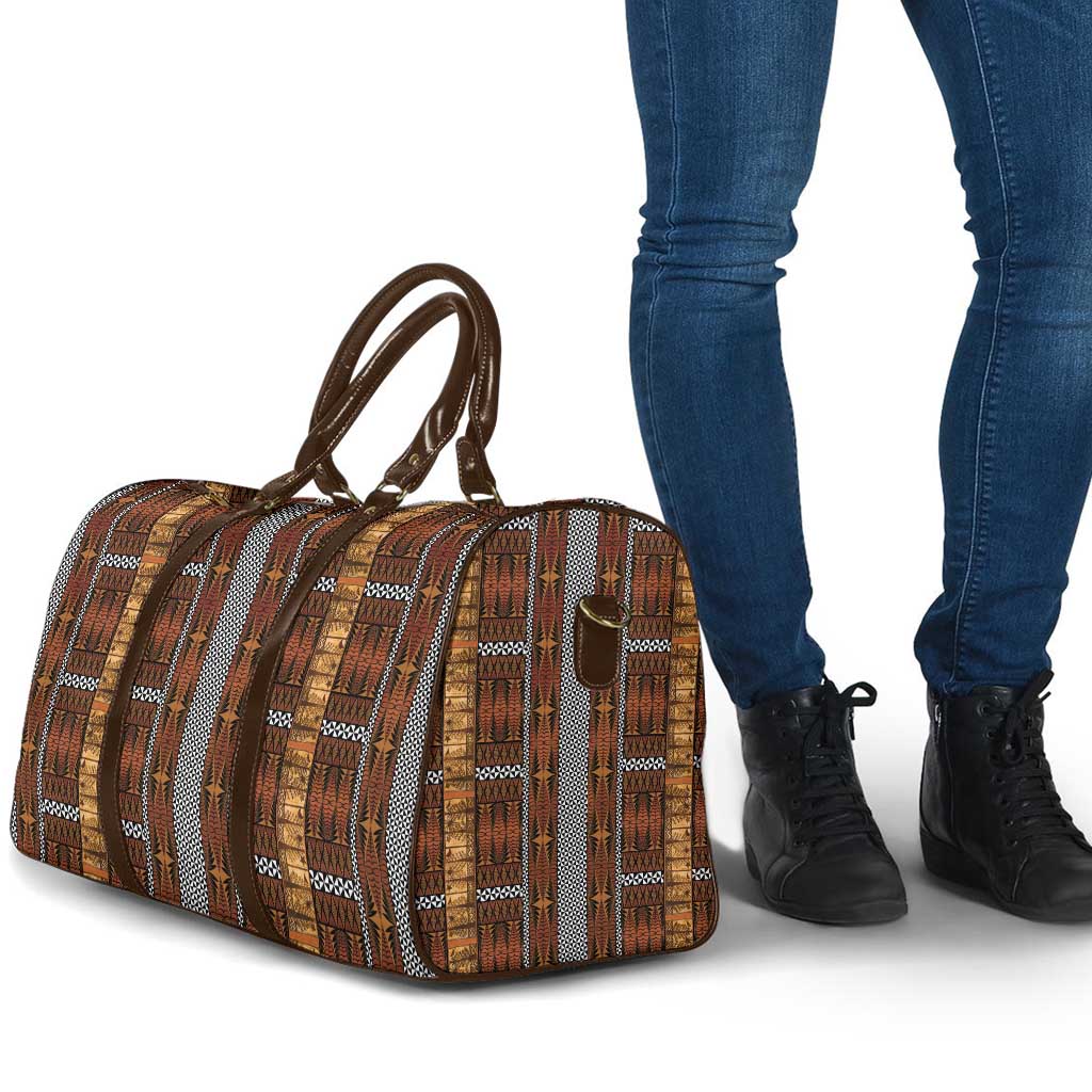 Malo e Lelei Tonga Travel Bag Tongan Ngatu Tapa Cloth LT14 - Polynesian Pride