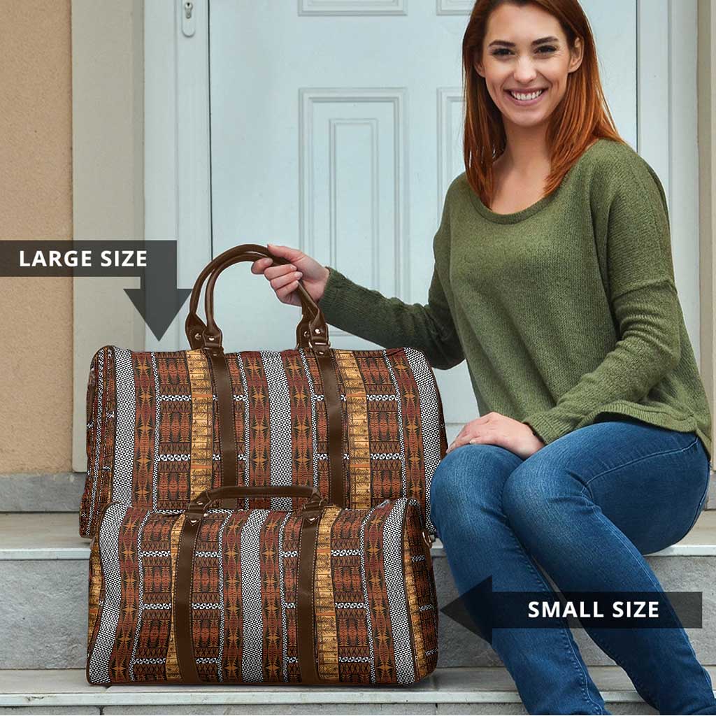 Malo e Lelei Tonga Travel Bag Tongan Ngatu Tapa Cloth LT14 - Polynesian Pride