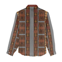 Malo e Lelei Tonga Women Casual Shirt Tongan Ngatu Tapa Cloth LT14 - Polynesian Pride