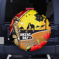 New Zealand And Australia ANZAC Day Spare Tire Cover Aboriginal Maori Starring Night Style LT14 - Polynesian Pride