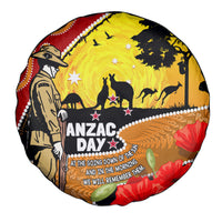 New Zealand And Australia ANZAC Day Spare Tire Cover Aboriginal Maori Starring Night Style LT14 - Polynesian Pride
