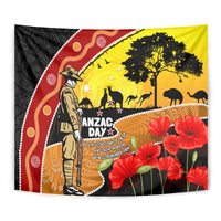 New Zealand And Australia ANZAC Day Tapestry Aboriginal Maori Starring Night Style LT14 - Polynesian Pride