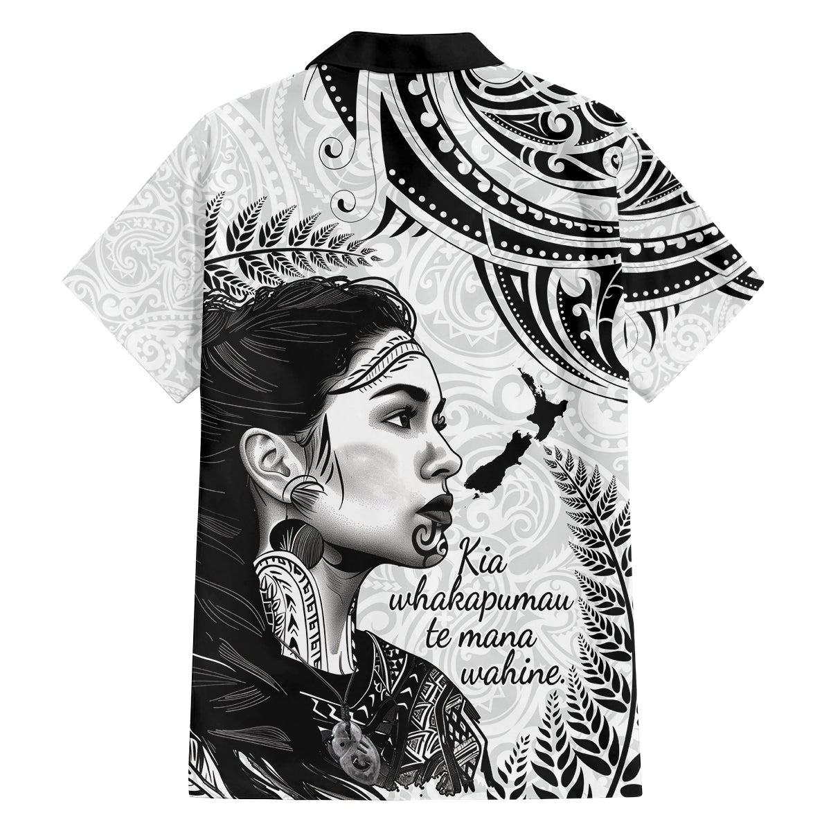 New Zealand Women's Day Family Matching Long Sleeve Bodycon Dress and Hawaiian Shirt Aotearoa Kia Whakapumau Te Mana Wahine LT14 - Polynesian Pride