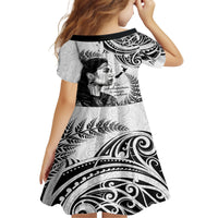 New Zealand Women's Day Family Matching Tank Maxi Dress and Hawaiian Shirt Aotearoa Kia Whakapumau Te Mana Wahine LT14 - Polynesian Pride