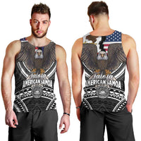 Talofa American Samoa Flag Day Men Tank Top Bald Eagle Polynesian Tattoo