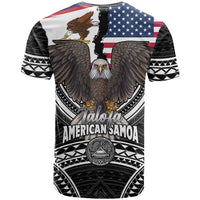 Talofa American Samoa Flag Day T Shirt Bald Eagle Polynesian Tattoo