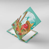 Hawaii Cinco de Mayo Canvas Wall Art Chili Pepper Hula Girl Tropical Vibes