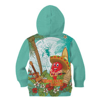 Hawaii Cinco de Mayo Kid Hoodie Chili Pepper Hula Girl Tropical Vibes