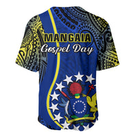 Polynesian Pride Cook Islands Baseball Jersey Mangaia Gospel Day Blue Version LT14 - Polynesian Pride