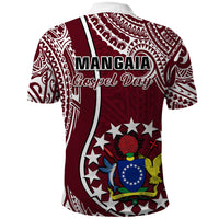 June 15 Mangaia Gospel Day Mangaia Cook Islands Polo Shirt Maroon Version LT14 - Polynesian Pride