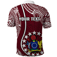 Custom June 15 Mangaia Gospel Day Mangaia Cook Islands Polo Shirt Maroon Version LT14 - Polynesian Pride