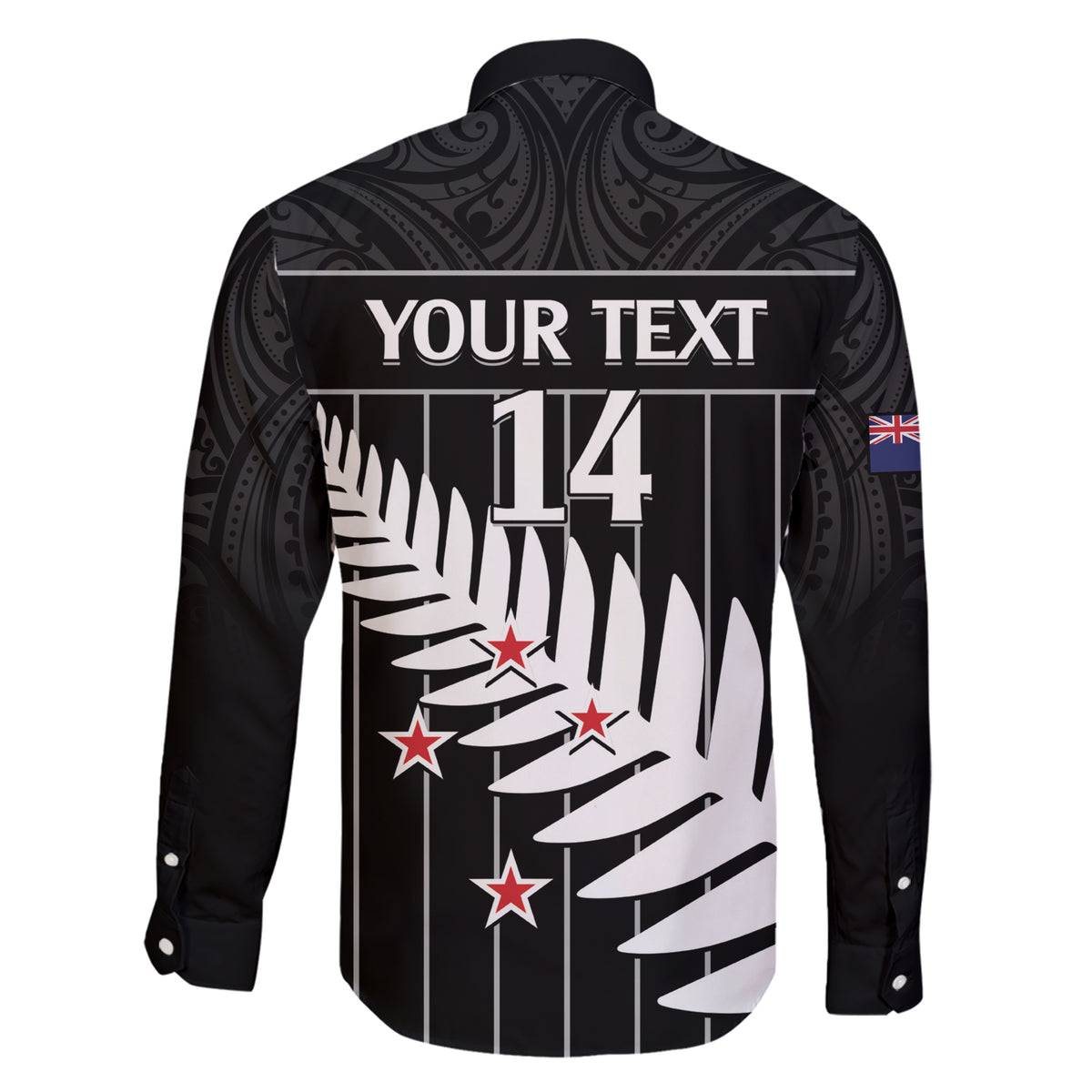 Custom New Zealand Silver Fern Cricket Family Matching Short Sleeve Bodycon Dress and Hawaiian Shirt Aotearoa Maori Go Black Cap