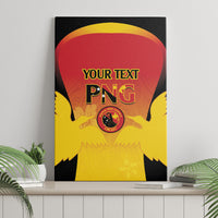 Custom Papua New Guinea Cricket Canvas Wall Art 2024 Go PNG