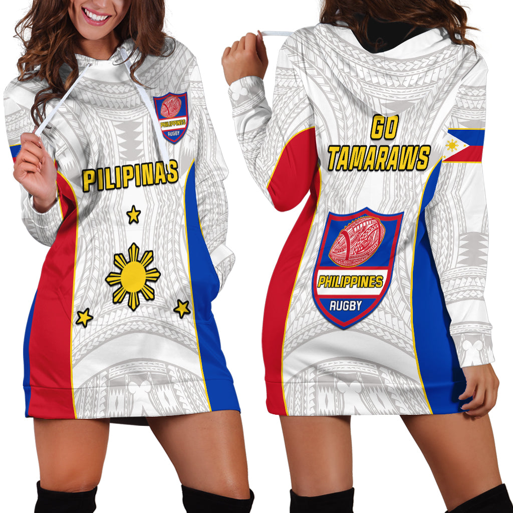 Philippines Rugby Hoodie Dress Pacific Pilipinas Go Tamaraws LT14 - Polynesian Pride