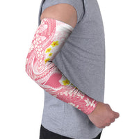Pink Hawaii Shark Tattoo Arm Sleeves Puakenikeni Lei Plumeria Polynesian Pattern