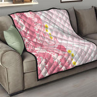 Pink Hawaii Shark Tattoo Quilt Puakenikeni Lei Plumeria Polynesian Pattern