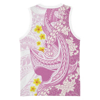 Purple Hawaii Shark Tattoo Basketball Jersey Puakenikeni Lei Plumeria Polynesian Pattern LT14 - Polynesian Pride