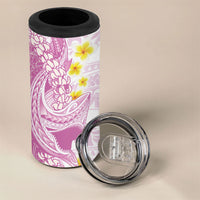 Purple Hawaii Shark Tattoo 4 in 1 Can Cooler Tumbler Puakenikeni Lei Plumeria Polynesian Pattern LT14 - Polynesian Pride