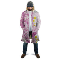 Purple Hawaii Shark Tattoo Cloak Puakenikeni Lei Plumeria Polynesian Pattern