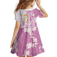 Purple Hawaii Shark Tattoo Family Matching Tank Maxi Dress and Hawaiian Shirt Puakenikeni Lei Plumeria Polynesian Pattern LT14 - Polynesian Pride