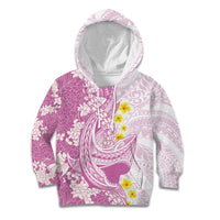 Purple Hawaii Shark Tattoo Kid Hoodie Puakenikeni Lei Plumeria Polynesian Pattern LT14 Hoodie Purple - Polynesian Pride