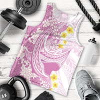 Purple Hawaii Shark Tattoo Men Tank Top Puakenikeni Lei Plumeria Polynesian Pattern LT14 - Polynesian Pride