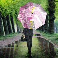 Purple Hawaii Shark Tattoo Umbrella Puakenikeni Lei Plumeria Polynesian Pattern