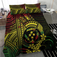Reggae Kosrae Liberation Day Bedding Set September 8 Polynesian Tattoo - Polynesian Pride