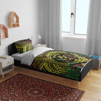 Reggae Kosrae Liberation Day Bedding Set September 8 Polynesian Tattoo - Polynesian Pride