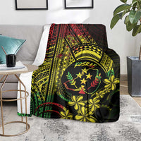 Reggae Kosrae Liberation Day Blanket September 8 Polynesian Tattoo - Polynesian Pride