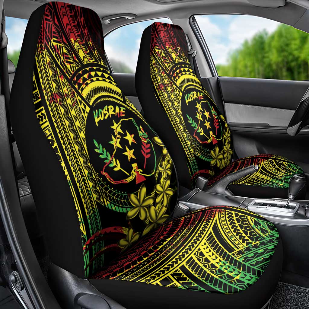 Reggae Kosrae Liberation Day Car Seat Cover September 8 Polynesian Tattoo - Polynesian Pride