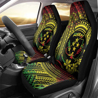 Reggae Kosrae Liberation Day Car Seat Cover September 8 Polynesian Tattoo - Polynesian Pride