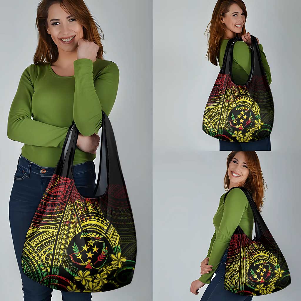 Reggae Kosrae Liberation Day Grocery Bag September 8 Polynesian Tattoo - Polynesian Pride
