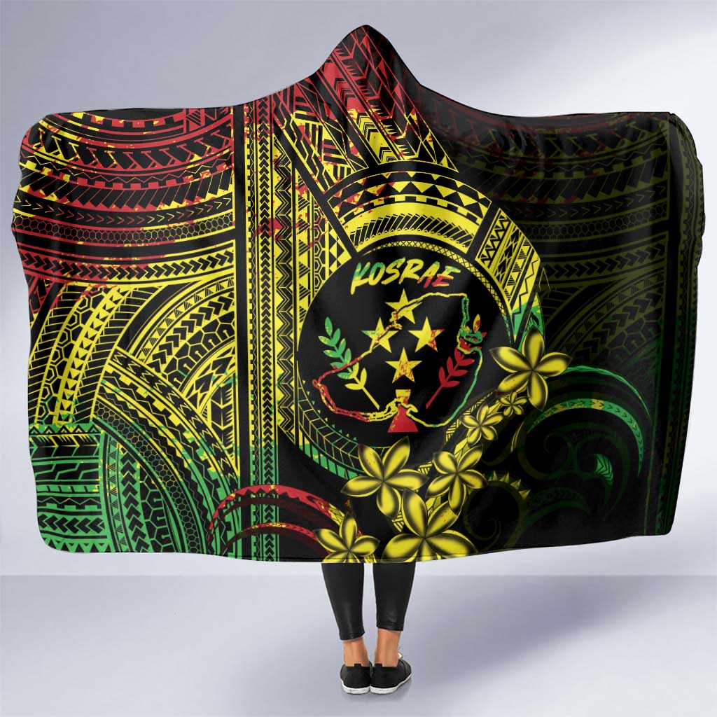 Reggae Kosrae Liberation Day Hooded Blanket September 8 Polynesian Tattoo - Polynesian Pride