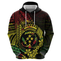 Reggae Kosrae Liberation Day Hoodie September 8 Polynesian Tattoo - Polynesian Pride