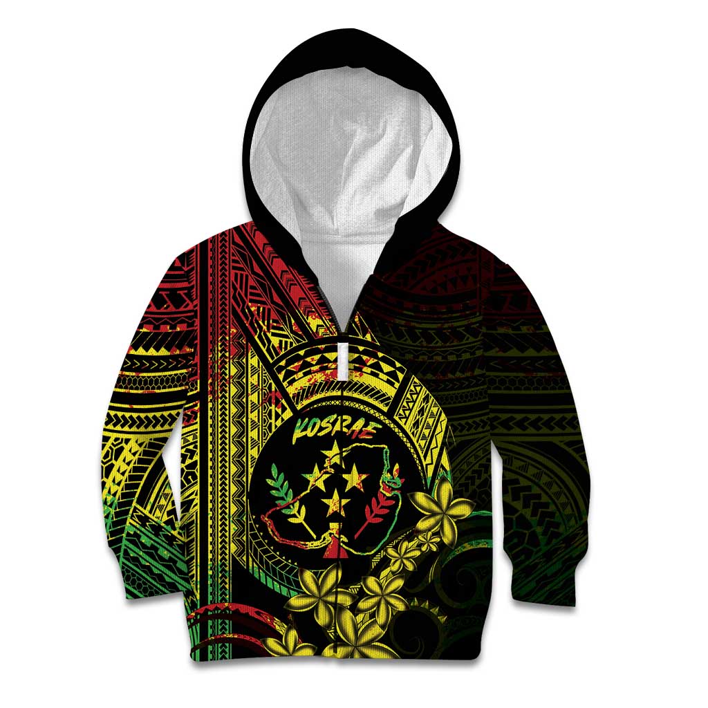Reggae Kosrae Liberation Day Kid Hoodie September 8 Polynesian Tattoo - Polynesian Pride