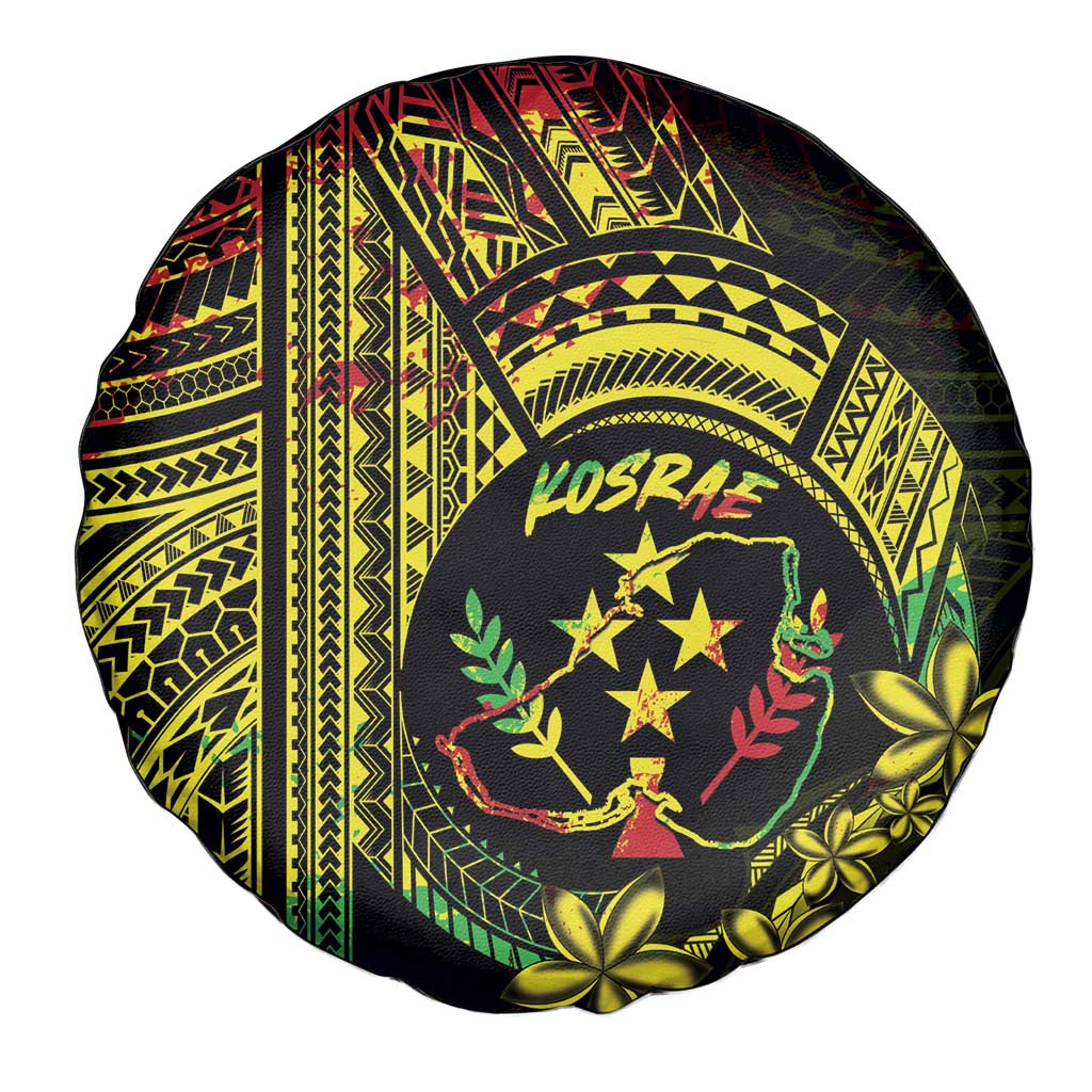 Reggae Kosrae Liberation Day Spare Tire Cover September 8 Polynesian Tattoo - Polynesian Pride