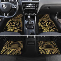 Gold Kosrae Liberation Day Car Mats September 8 Polynesian Tattoo - Polynesian Pride