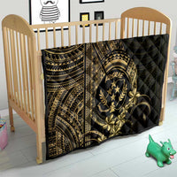 Gold Kosrae Liberation Day Quilt September 8 Polynesian Tattoo - Polynesian Pride