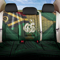 Long Live Vanuatu Independence Day Back Car Seat Cover 45th Anniversary Woven Pattern - Polynesian Pride