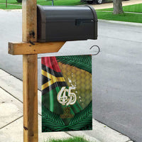 Long Live Vanuatu Independence Day Garden Flag 45th Anniversary Woven Pattern - Polynesian Pride