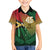 Personalised Long Live Vanuatu Independence Day Kid Hawaiian Shirt 45th Anniversary Woven Pattern - Polynesian Pride