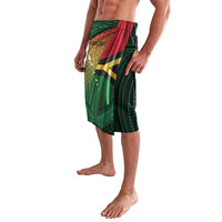 Personalised Long Live Vanuatu Independence Day Lavalava 45th Anniversary Woven Pattern - Polynesian Pride