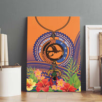 PNG New Ireland Province Canvas Wall Art Niu Ailan Necklace Polynesian Tattoo - Polynesian Pride