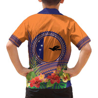 PNG New Ireland Province Family Matching Off Shoulder Short Dress and Hawaiian Shirt Niu Ailan Necklace Polynesian Tattoo - Polynesian Pride