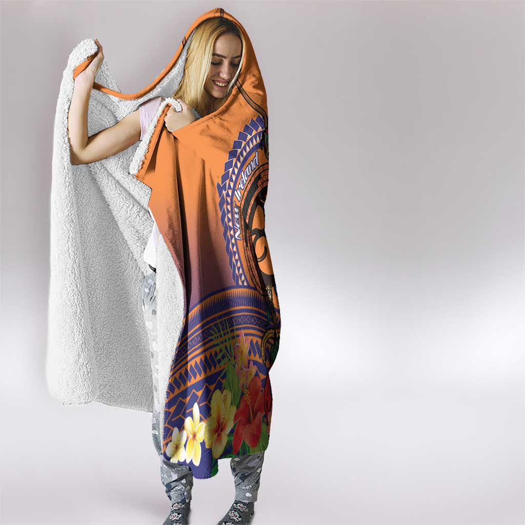 PNG New Ireland Province Hooded Blanket Niu Ailan Necklace Polynesian Tattoo - Polynesian Pride